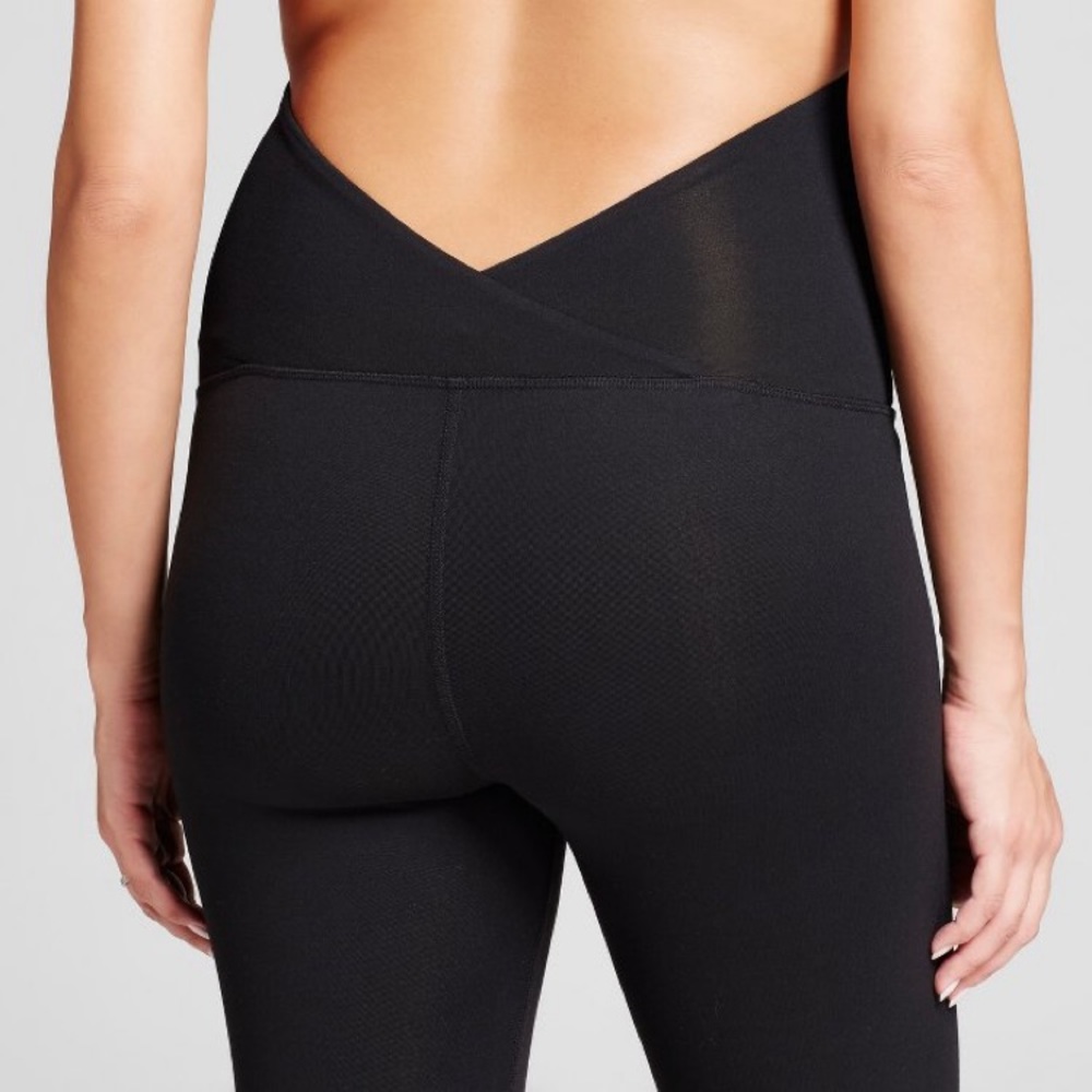 Maternity crossover active leggings - Picture 3 of 4